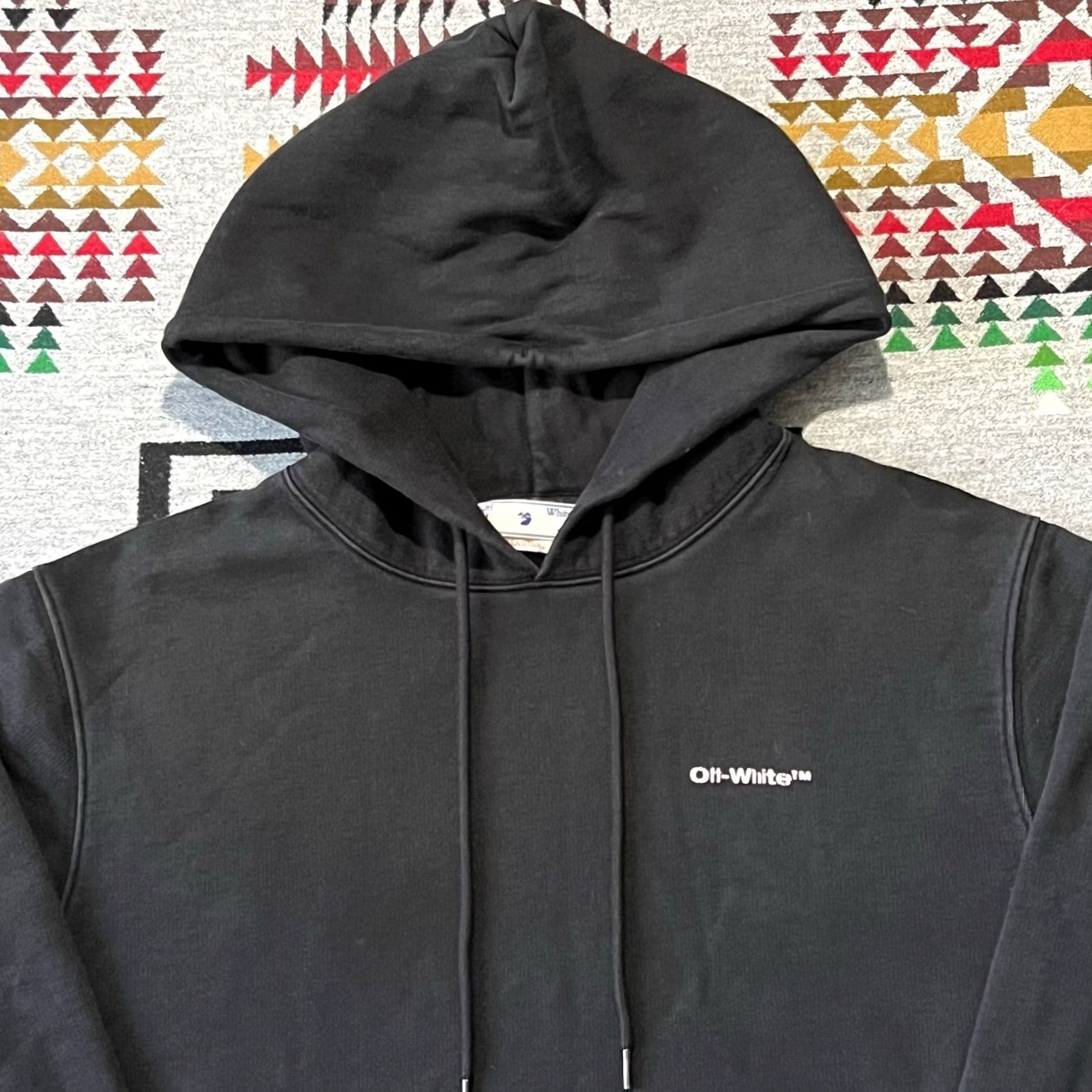 Off-White Off-White Hoodie Mens Medium Black Slim Sweatshirt Size US M / EU 48-50 / 2 - 7 Thumbnail