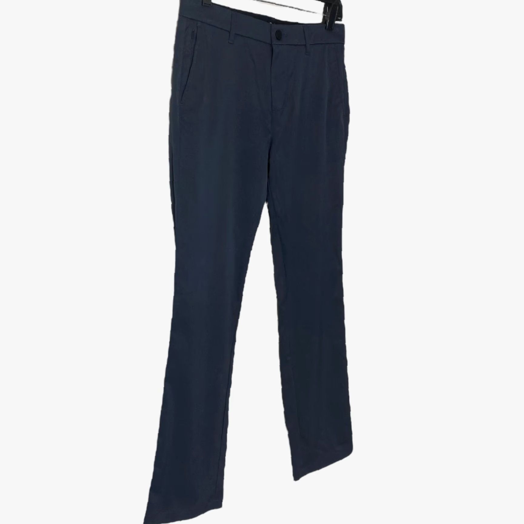 Vintage 01.ALGO Performance Straight Golf Chino Pants Blue Men's 29X32 Athletic Stretch Size US 29 - 3 Thumbnail