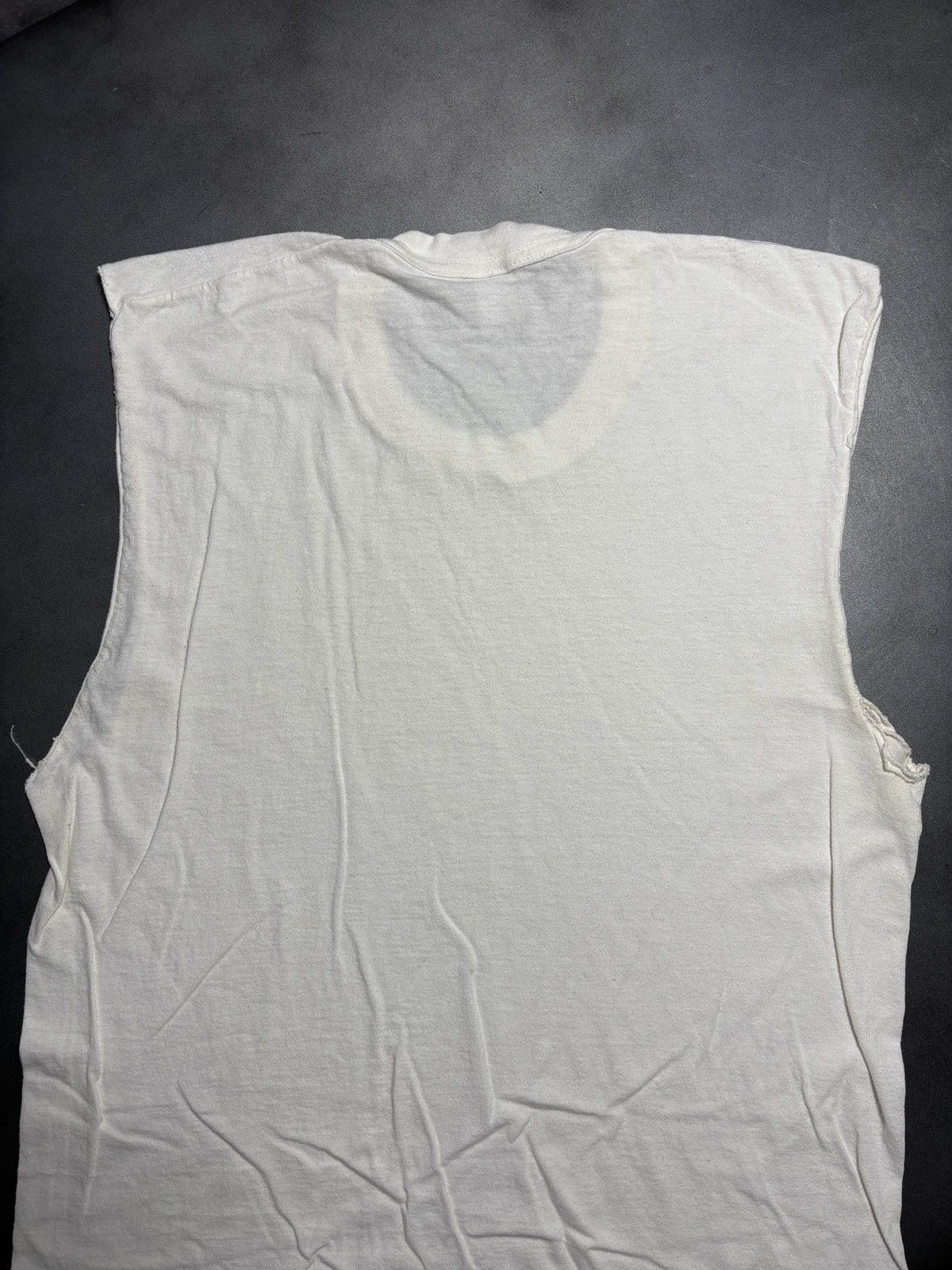 Vintage Vintage Sleeveless Tee Blank Tank Top Thrashed 90s 80s Work Size US M / EU 48-50 / 2 - 14 Thumbnail