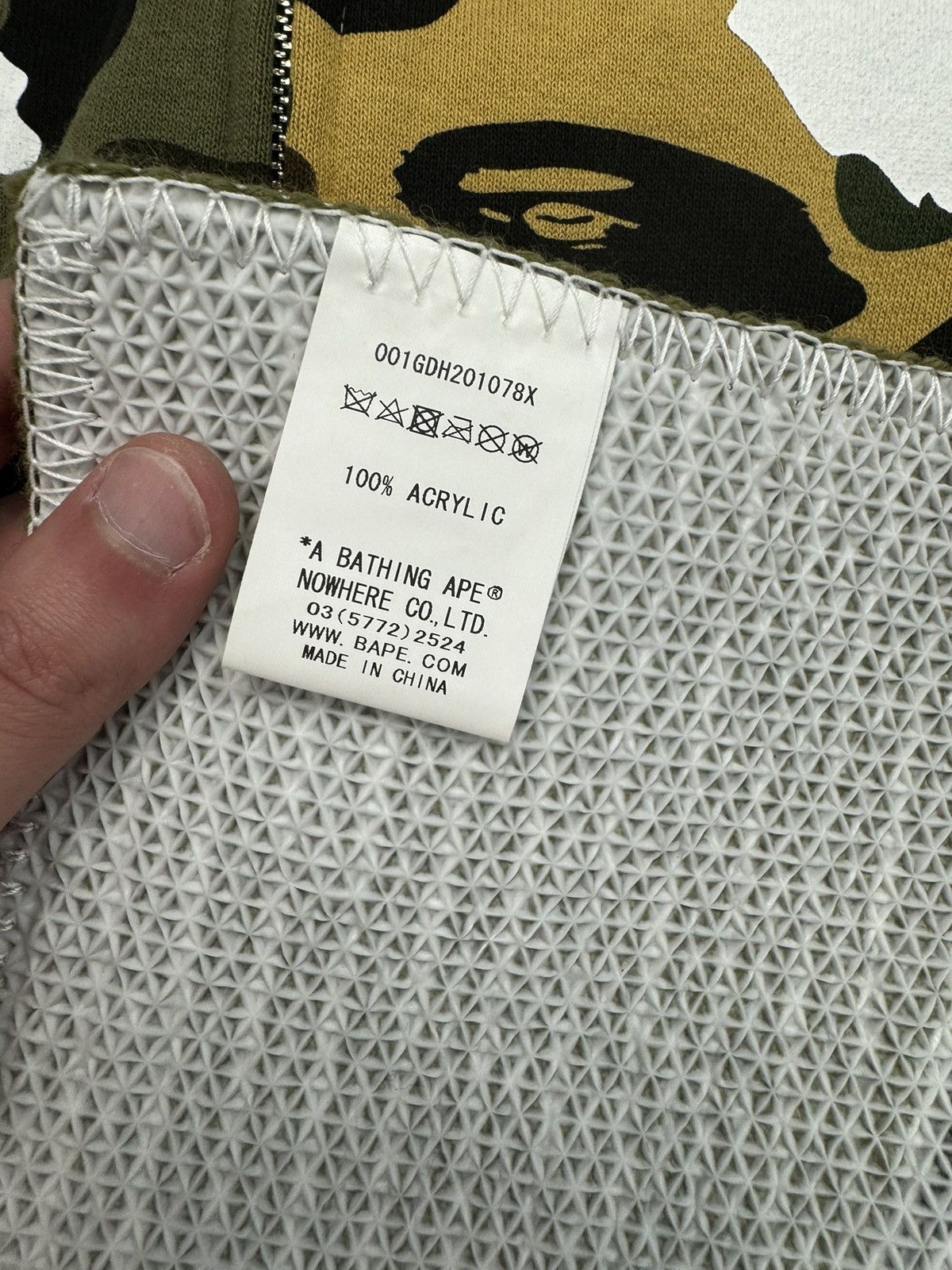 Bape Bape 1st Camo Green Rug Size ONE SIZE - 2 Thumbnail