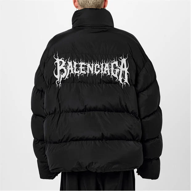 Balenciaga Logo Puffer Jacket Size US L / EU 52-54 / 3 - 3 Thumbnail