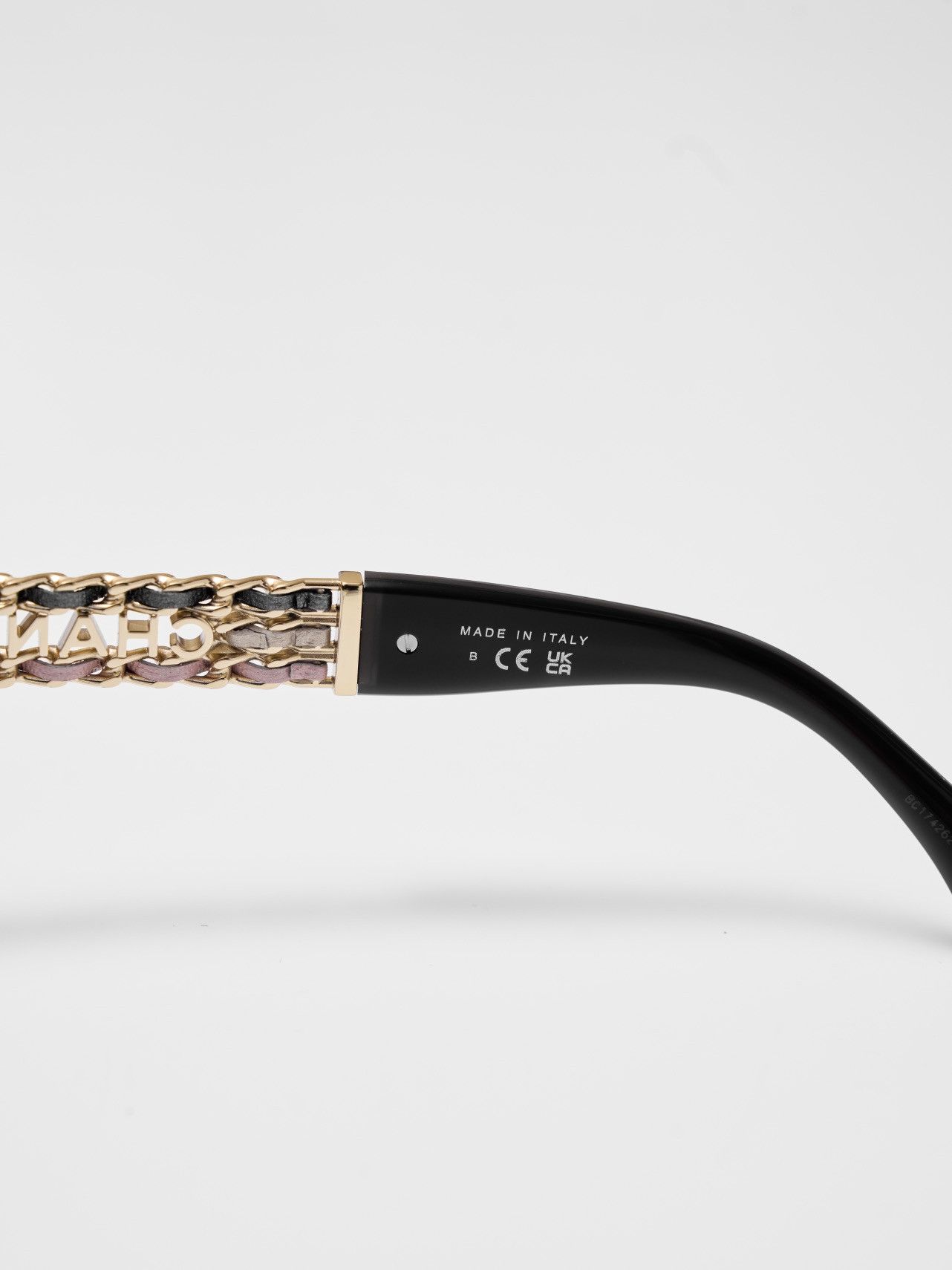 Chanel CHANEL 0CH3484Q 1716 Sunglasses BLACK/GOLD Size ONE SIZE - 4 Thumbnail