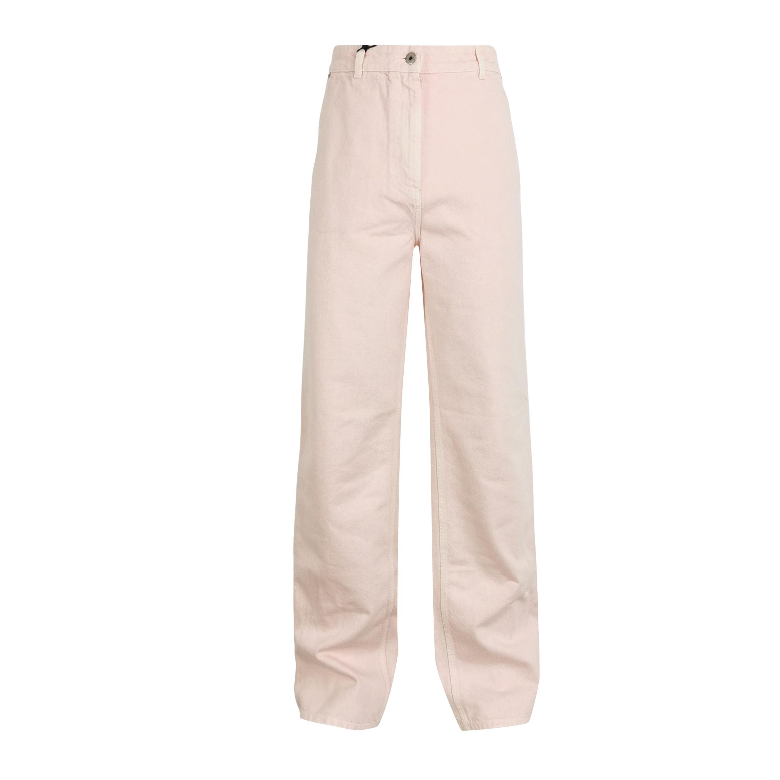Burberry Burberry Pink Cotton Pants US 6 Size 28" / US 6 / IT 42 - 1 Thumbnail