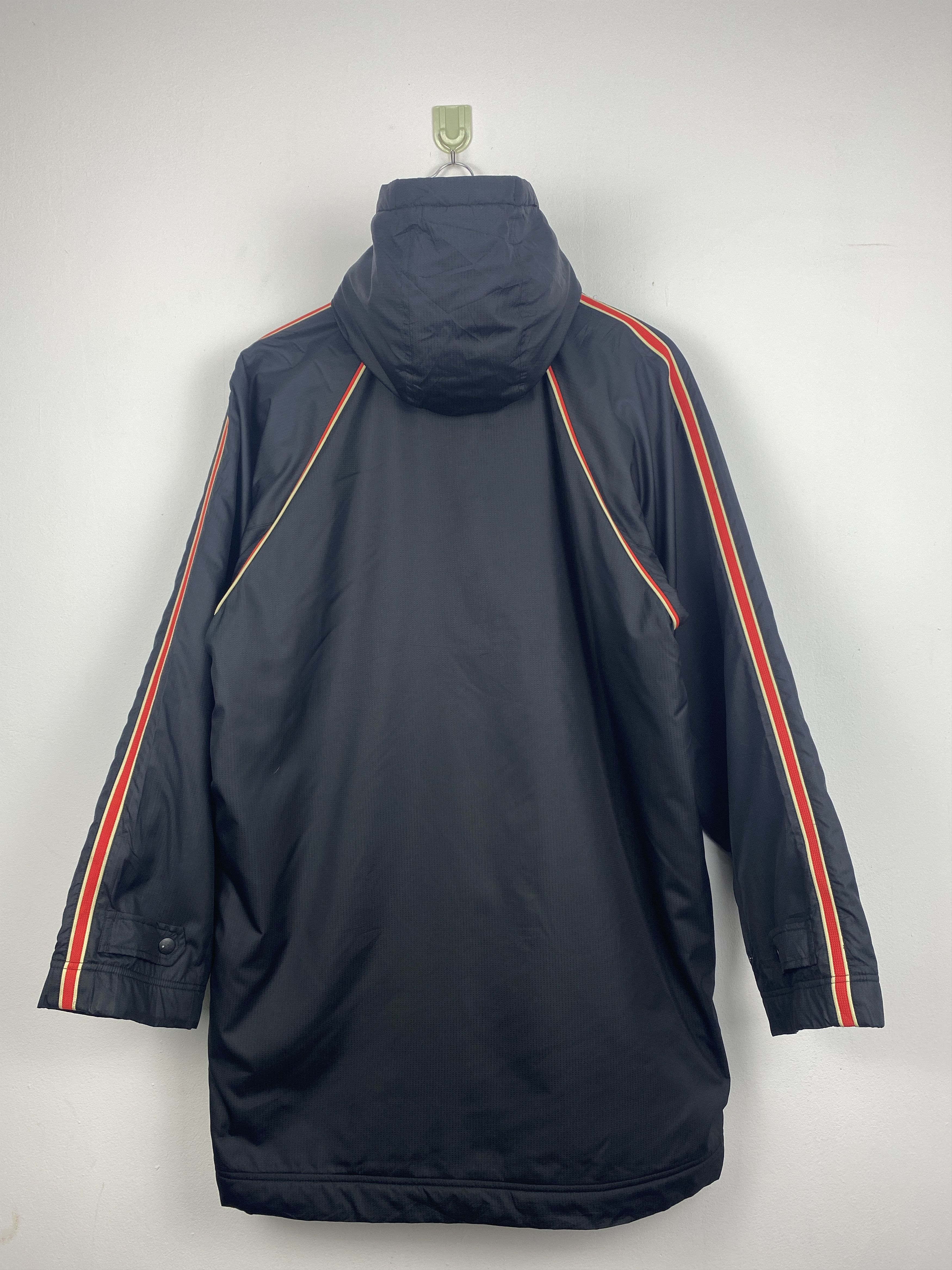 Nike Vintage 90s Nike Zipper Up Long Jacket Black Size US M / EU 48-50 / 2 - 3 Thumbnail
