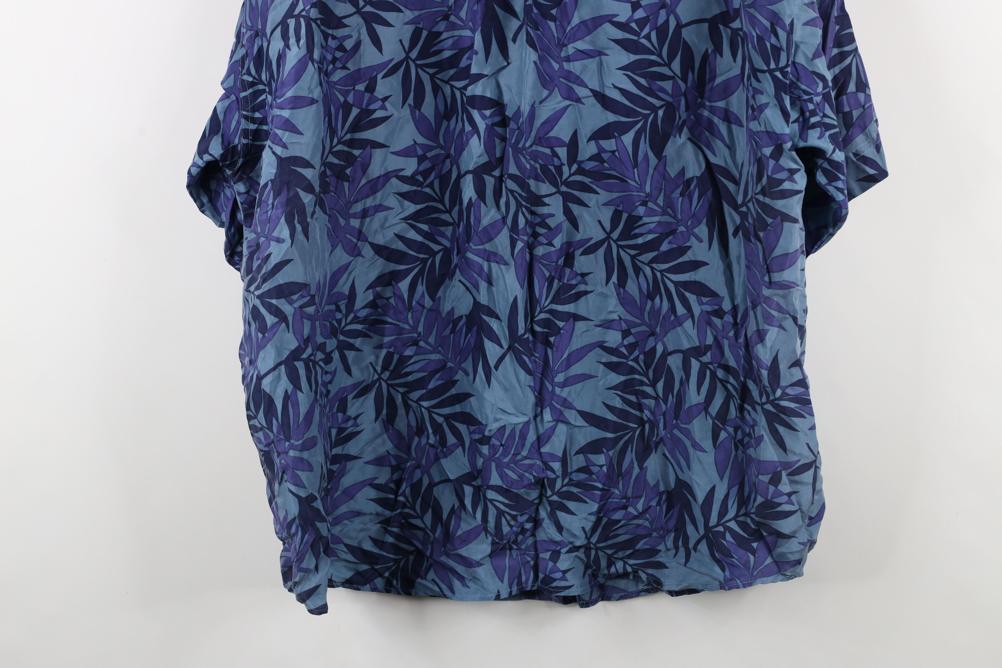 Vintage Vintage 90s Streetwear Palm Leaf Baggy Collared Button Shirt Size US XL / EU 56 / 4 - 11 Thumbnail