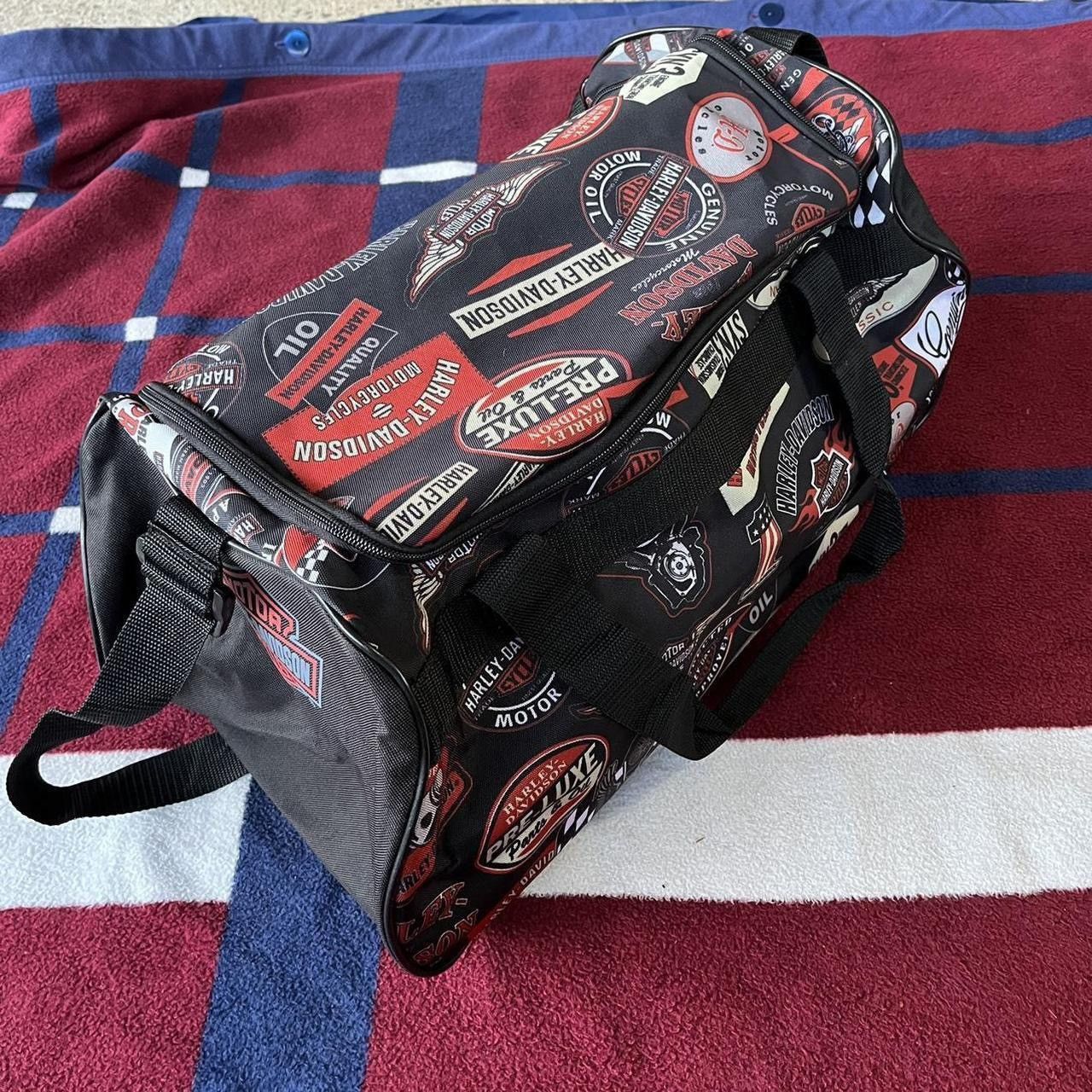 Harley Davidson Rare Harley-Davidson AOP Logo Sport Light-Weight Duffel Bag Size ONE SIZE - 1 Thumbnail