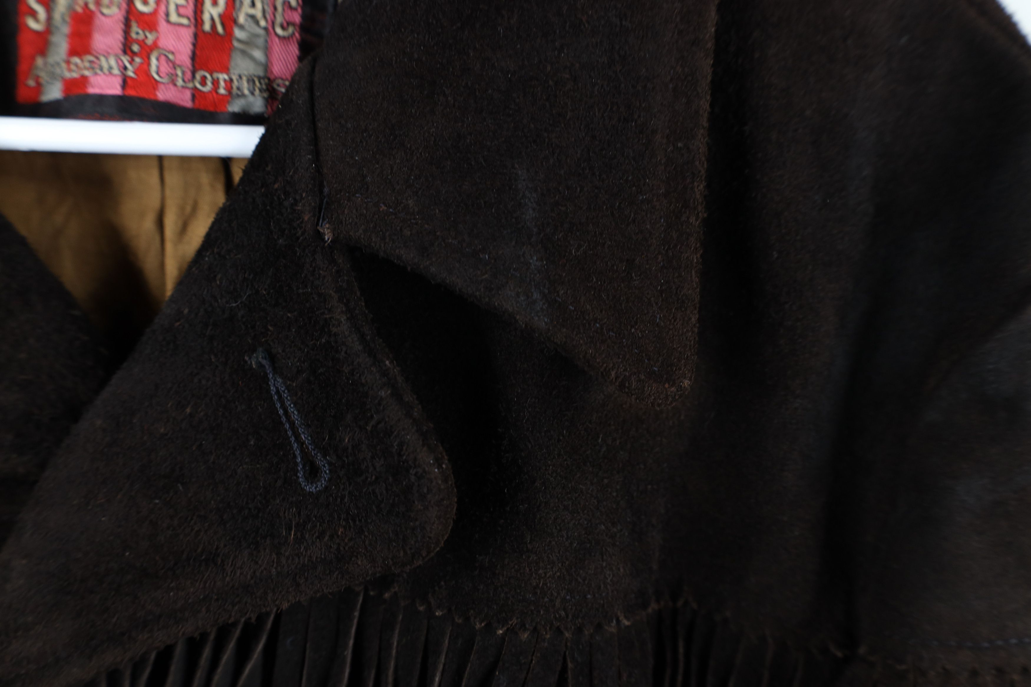 Vintage Vintage 70s Skaggerac Hippie Fringed Suede Leather Jacket Size US XL / EU 56 / 4 - 10 Thumbnail