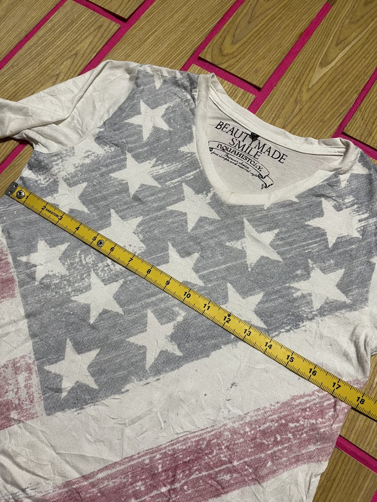 Hysteric Glamour Y2K AQUAHISTORY long sleeve tshirt big flag style Size US M / EU 48-50 / 2 - 9 Thumbnail