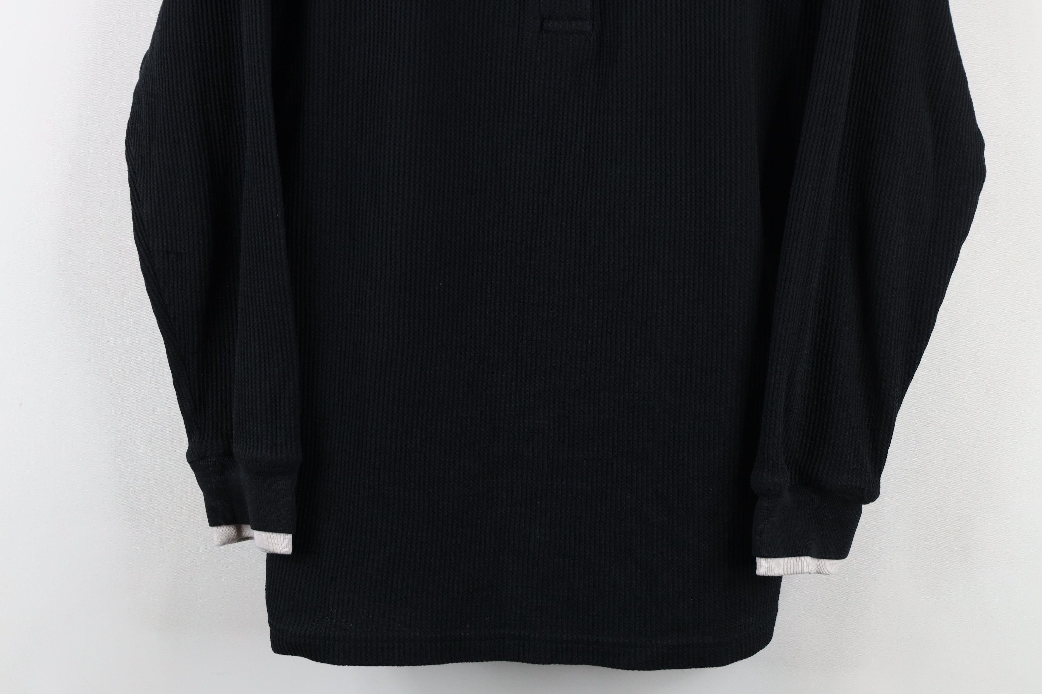 Vintage Vintage 90s Streetwear Layered Thermal Waffle Knit T-Shirt Size S / US 4 / IT 40 - 3 Thumbnail