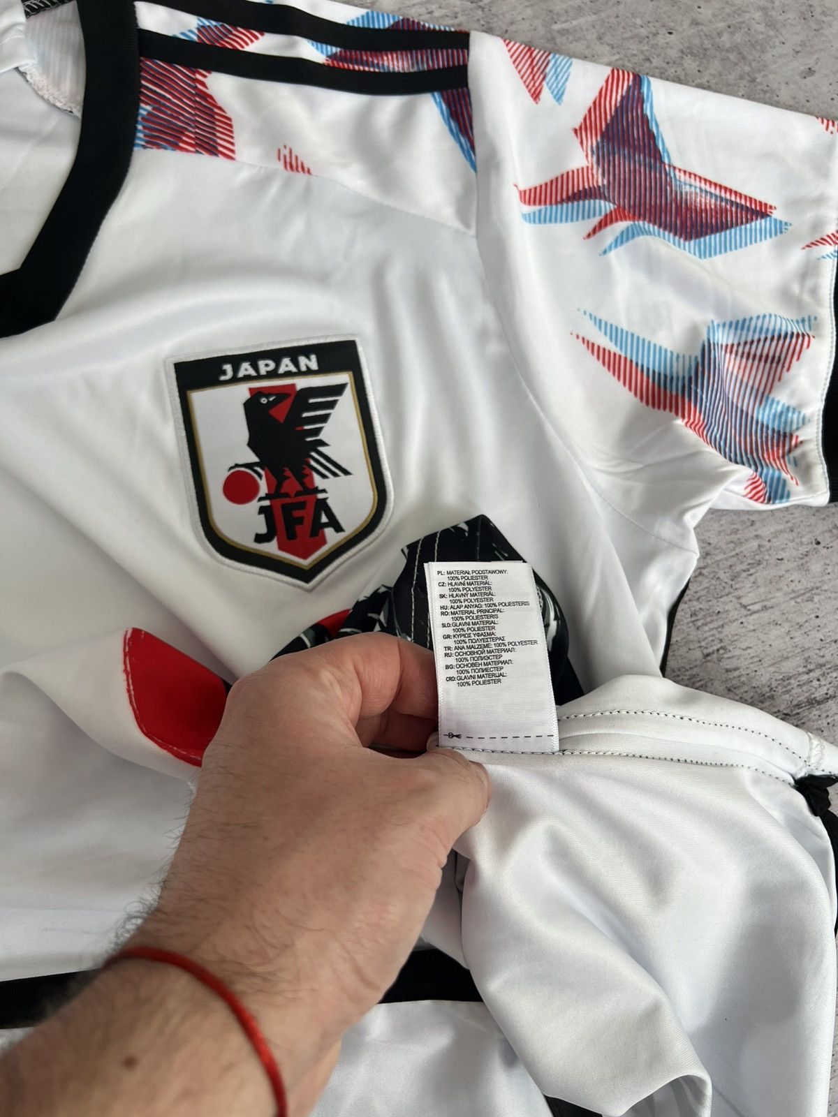 Anime Adidas Japan Black Big Logo Soccer Jersey Size US M / EU 48-50 / 2 - 12 Thumbnail