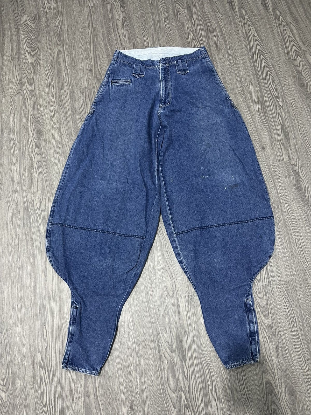 Japanese Brand Gin Washi BallonTobi Pants Jeans Size US 32 / EU 48 - 1 Thumbnail