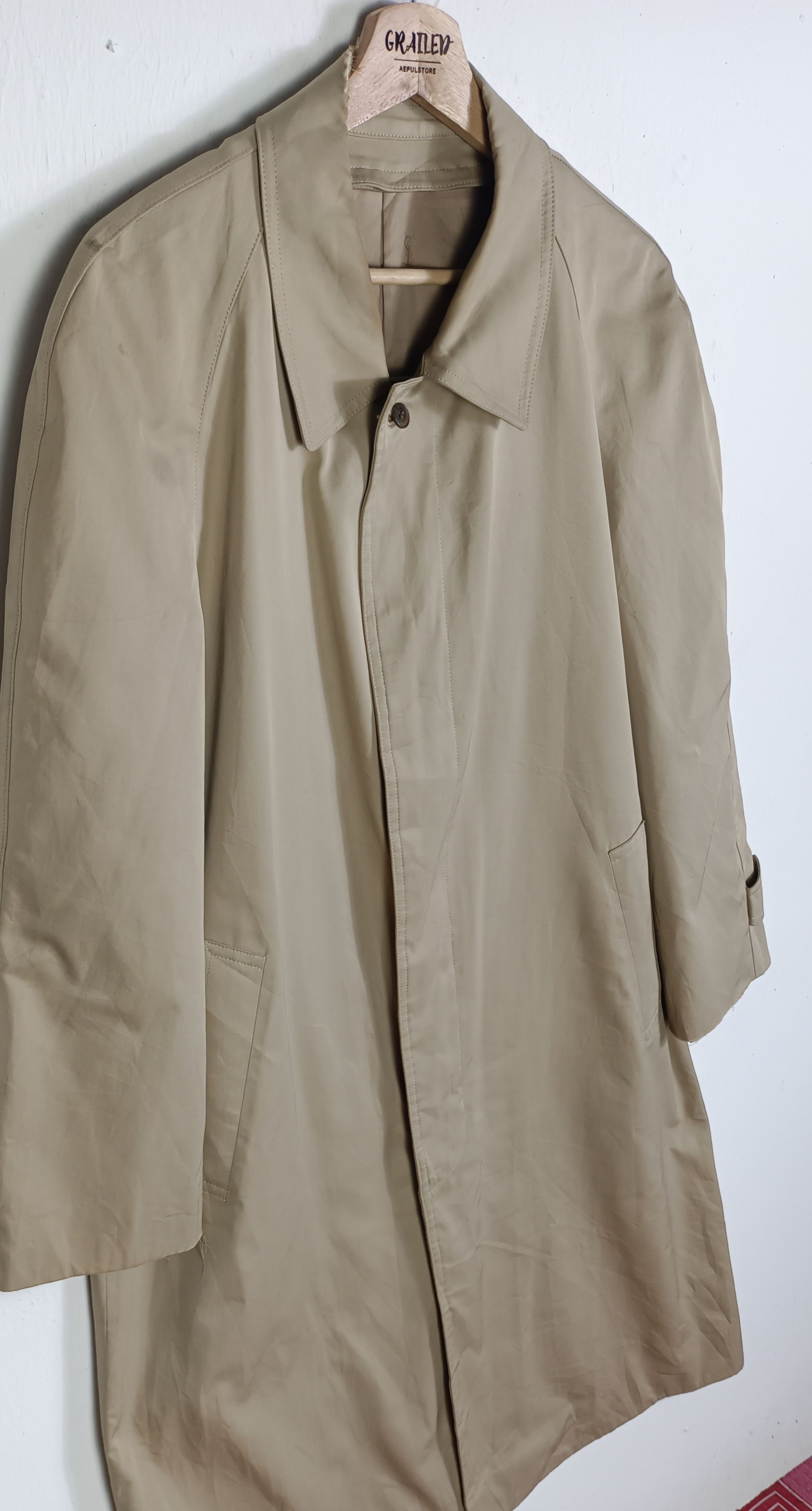Yves Saint Laurent Vintage💥💥Yves Saint Laurent Homme Trench Cout Size US L / EU 52-54 / 3 - 4 Thumbnail