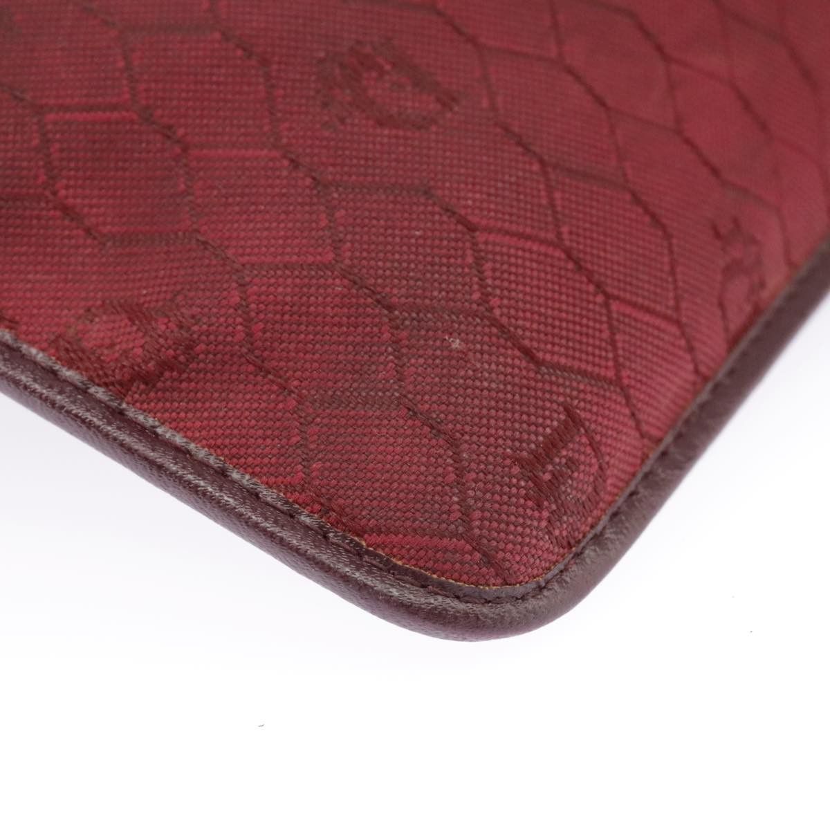 Dior DIOR Honeycomb Canvas Shoulder Bag Red Gold Size ONE SIZE - 15 Thumbnail