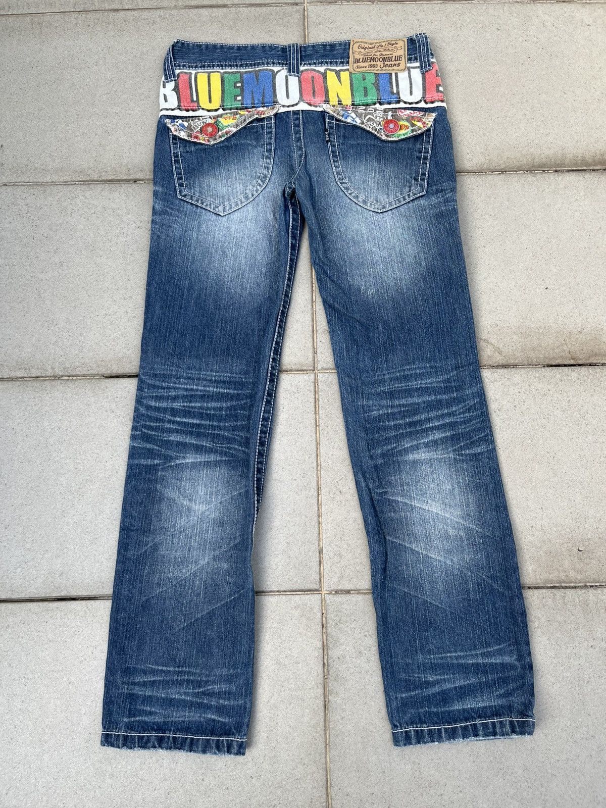 Blue Blue Japan Blue Moon Blue Iconic Japanese Brand Jeans Size US 30 / EU 46 - 7 Thumbnail