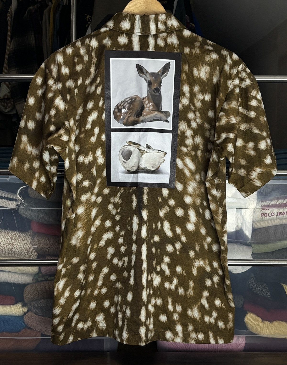 Burberry Burberry F/W2019 Runway Zip Shirt Why Did They Kill Bambi Size US XS / EU 42 / 0 - 5 Thumbnail
