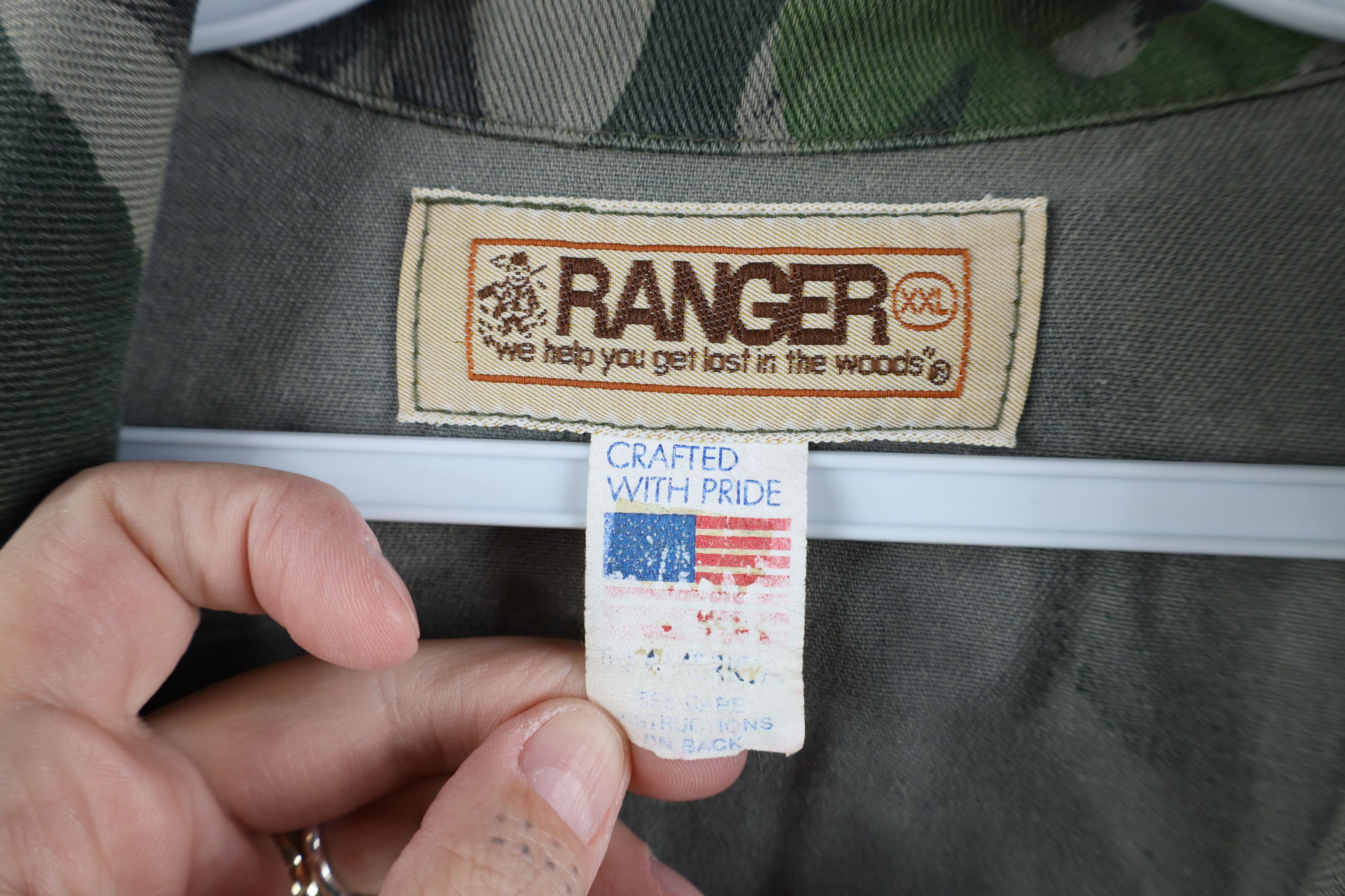 Vintage Vintage 80s 90s Streetwear Camouflage Field Shirt Jacket USA Size US XXL / EU 58 / 5 - 8 Thumbnail