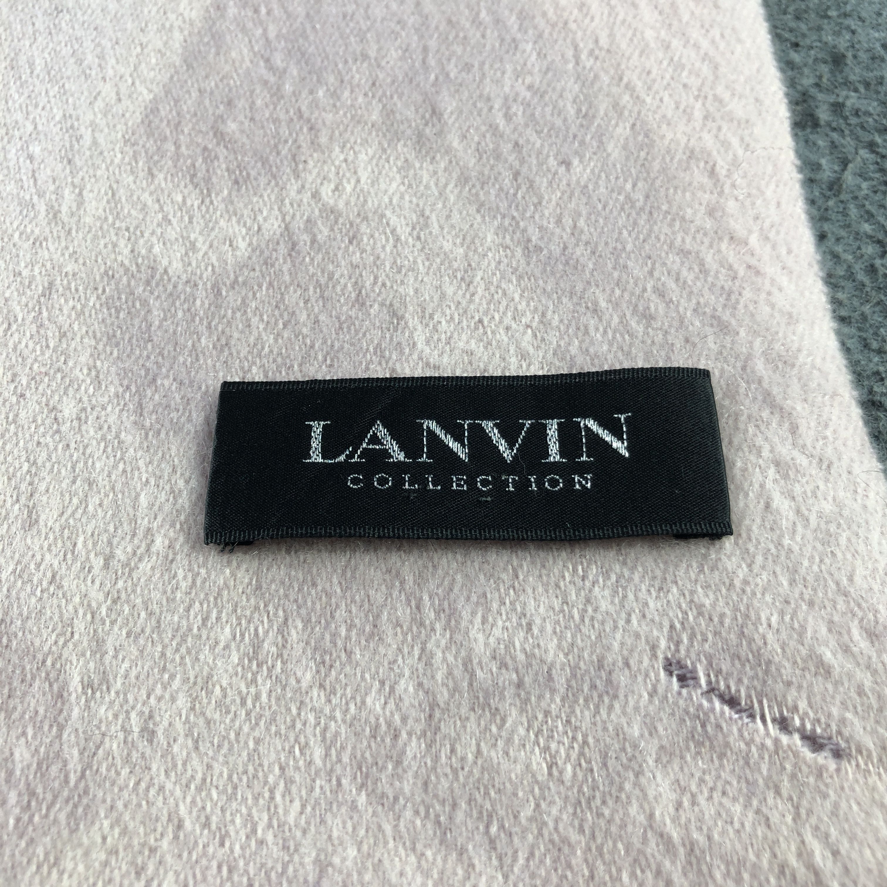 Lanvin Lanvin Big Size Cashmere Scarf Muffler V2901 Size ONE SIZE - 4 Thumbnail