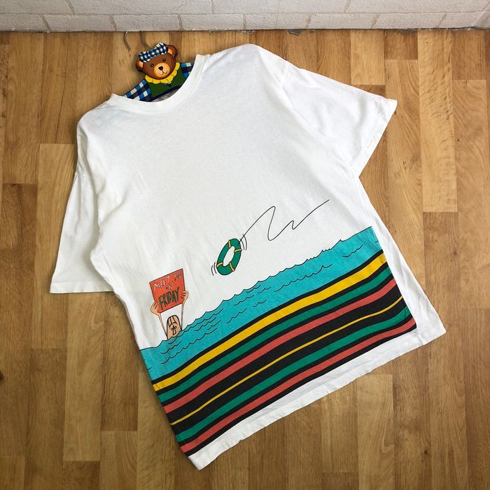 Vintage Vintage 90s Gravity Graphics Logo Surf Skate T-Shirt size