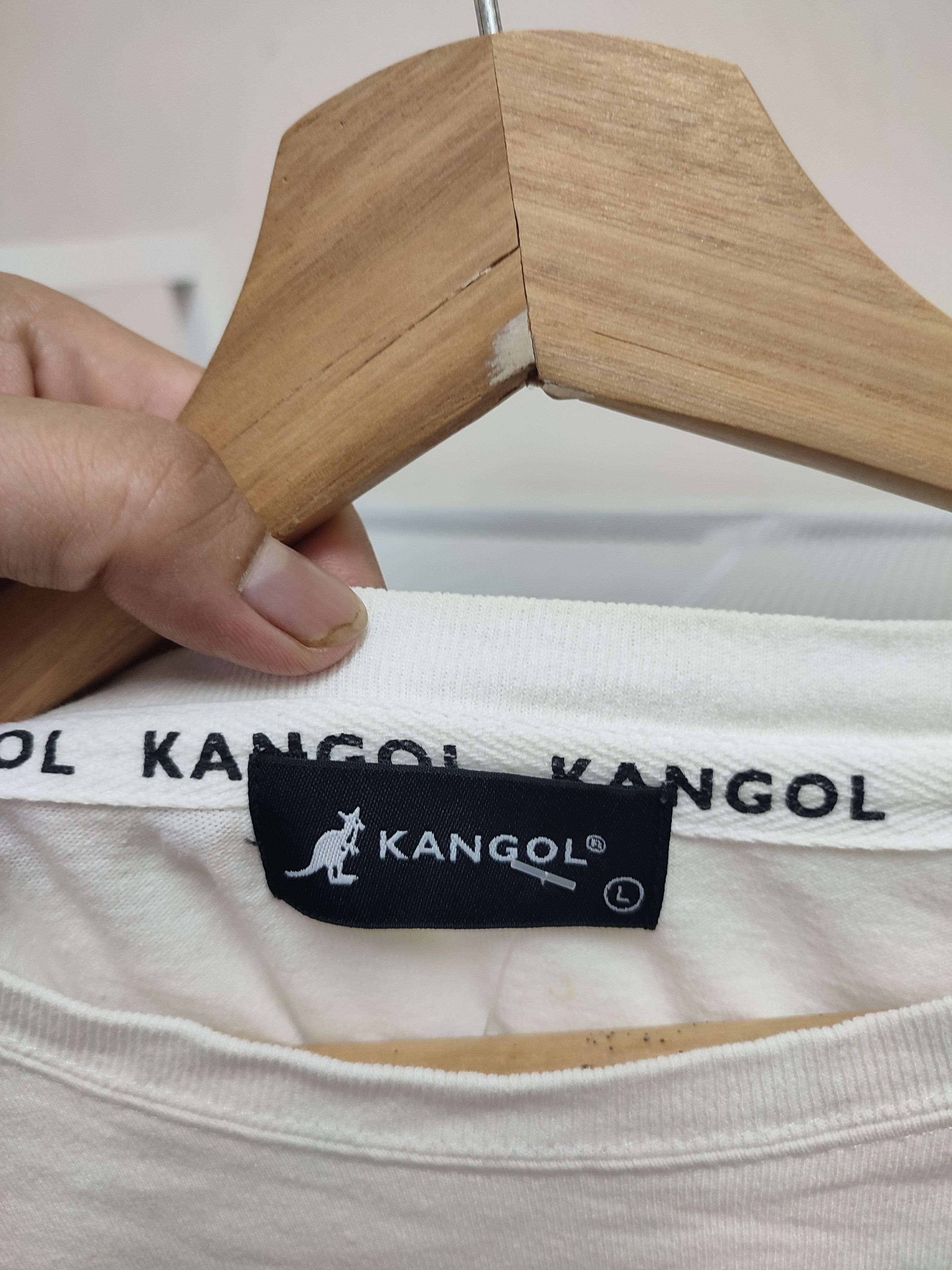 Kangol Baggy Kangol Spell Out Long Sleeve Size US L / EU 52-54 / 3 - 8 Thumbnail