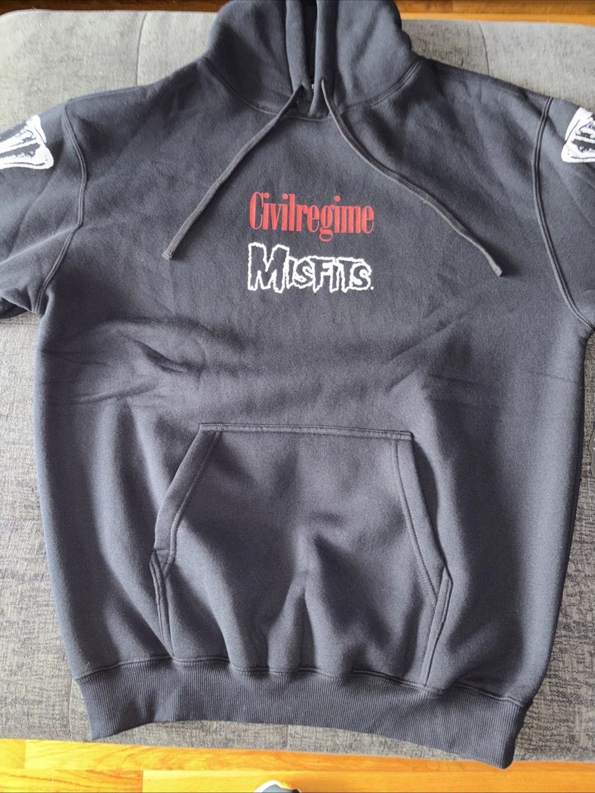 Civil Regime Misfits x Civil Black Roses Hoodie XL New With Tags Size US XL / EU 56 / 4 - 2 Thumbnail