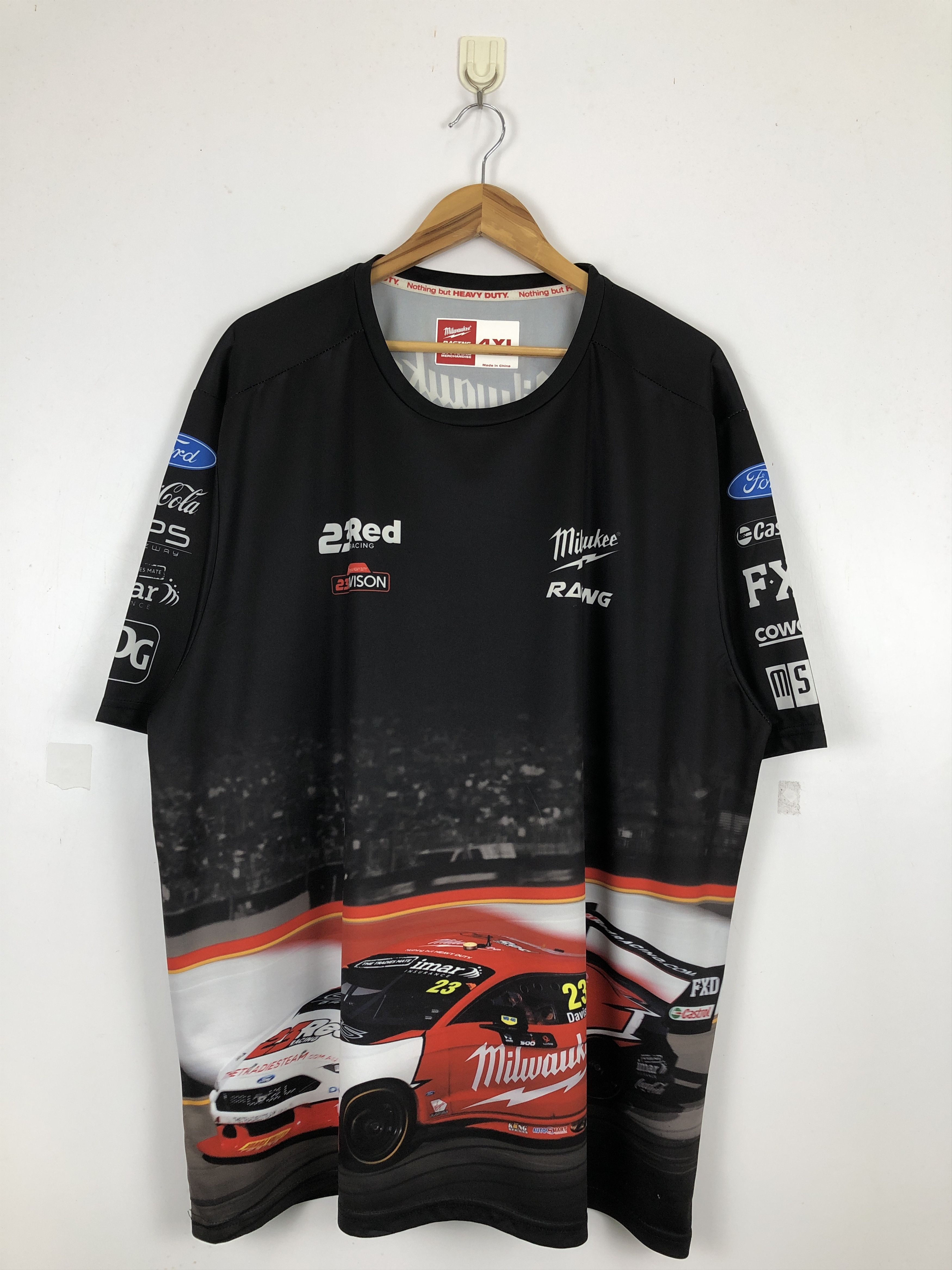 Vintage Milwaukee Racing 23Red Racing Will Davidson Tee TA0478 Size US XL / EU 56 / 4 - 1 Thumbnail