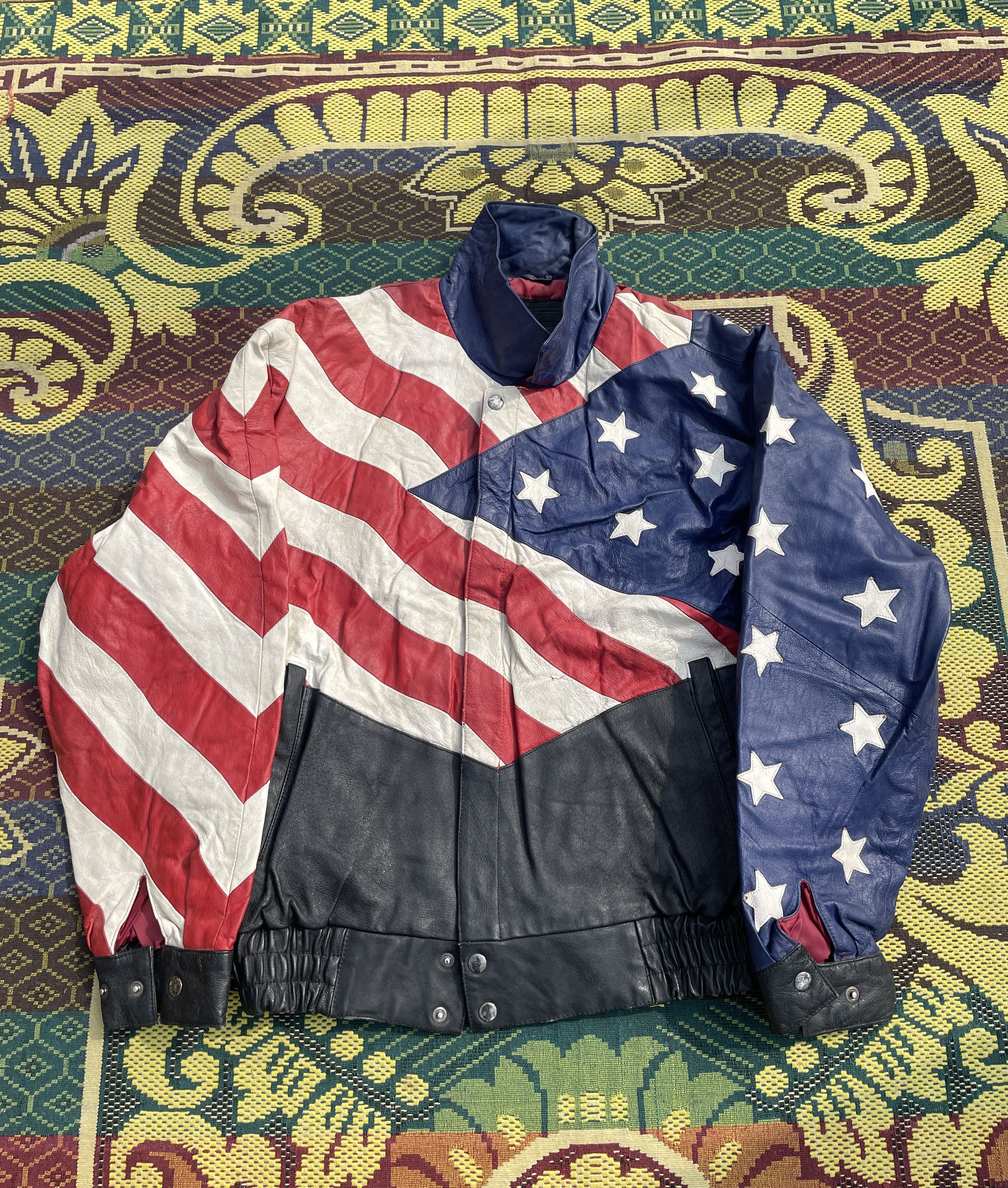 Other Vintage Leather Jacket Size US L / EU 52-54 / 3 - 1 Thumbnail