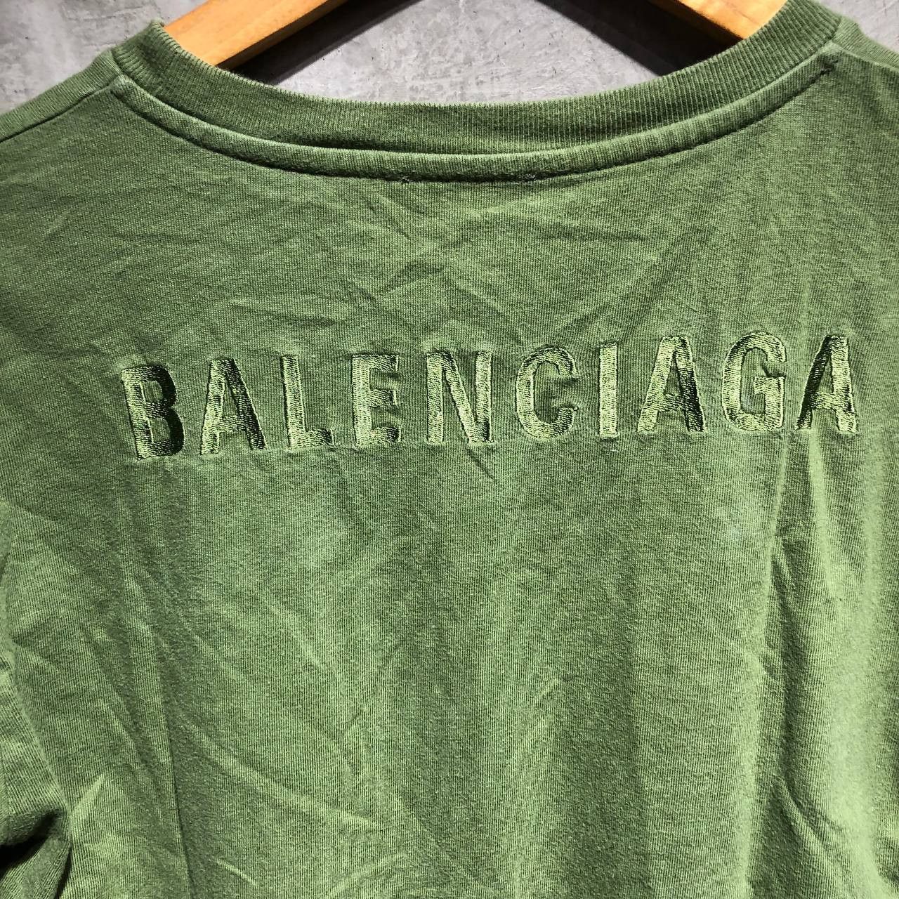 Balenciaga Balenciaga Spell Out Embroidered Tee Size US XXS / EU 40 - 3 Thumbnail