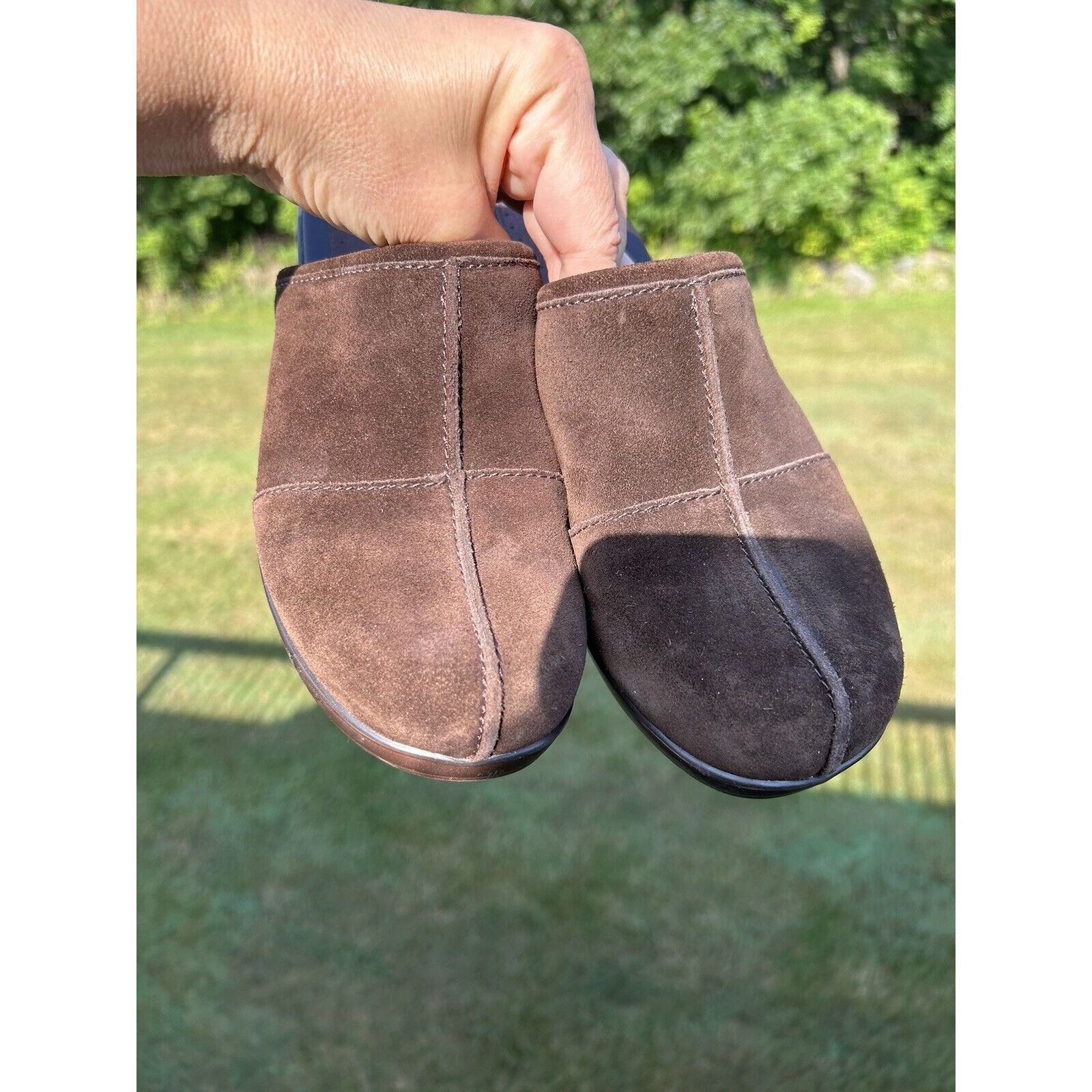 St. Johns Bay St John’s Bay Shoes Women’s 9M Heels Slip On Mules Clogs Cha Size US 9 / IT 39 - 4 Thumbnail