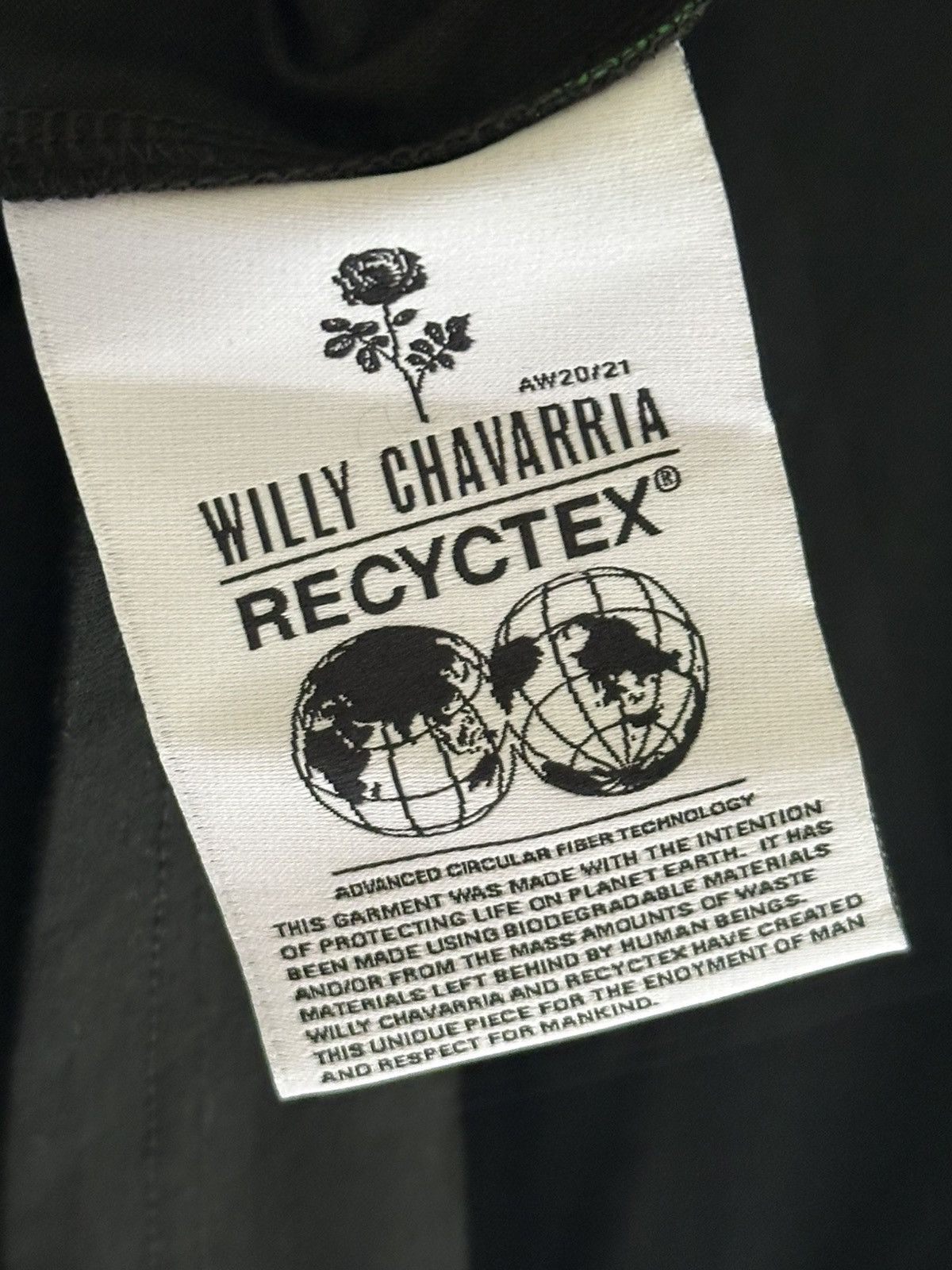 Willy Chavarria Willy Chavarria Black Long Sleeve Tee Size US M / EU 48-50 / 2 - 5 Thumbnail