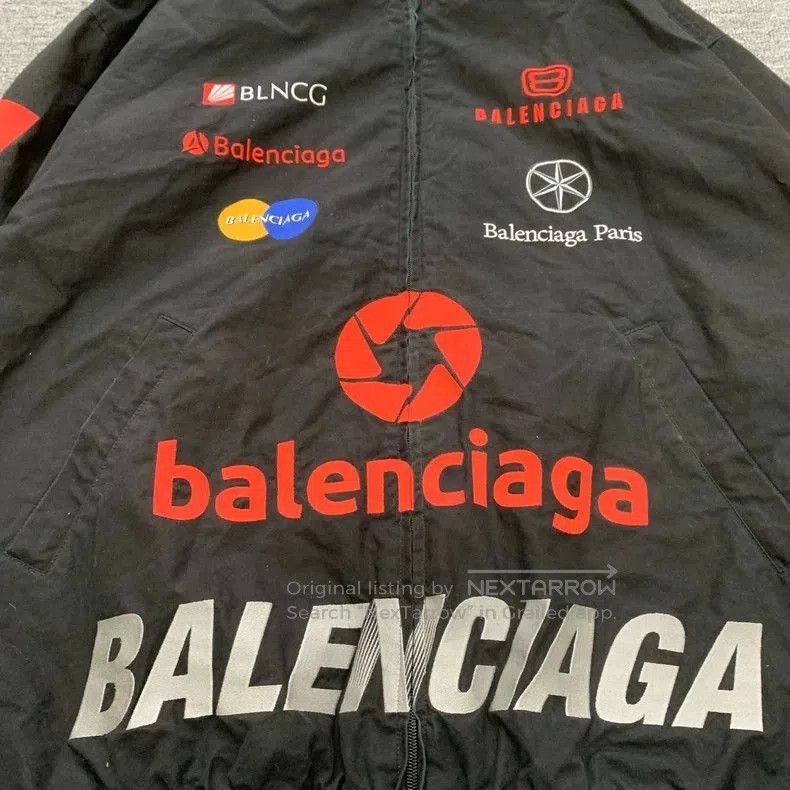 Other Balenciaga Black Logo Racing Jacket. Size US XS / EU 42 / 0 - 6 Thumbnail