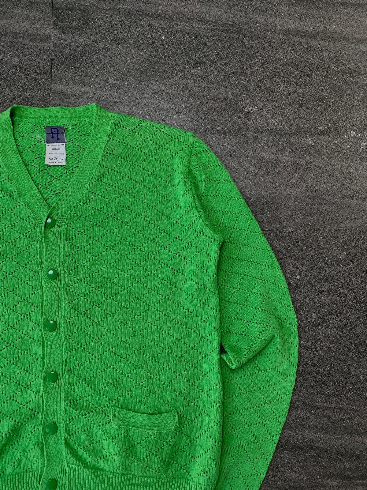 Needles FREE TAX! Textured Knitted Cardigan Jacket - Small Size S / US 4 / IT 40 - 2 Thumbnail