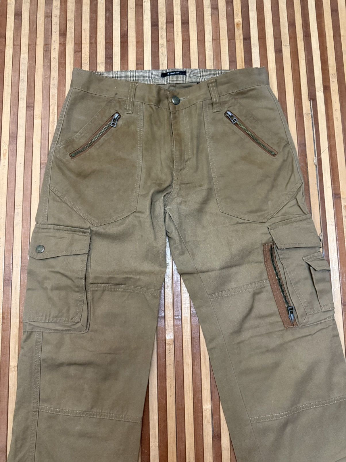 Japanese Brand Vintage Double Focus Cargo Pants Big Pockets Streetwear Size US 30 / EU 46 - 3 Thumbnail
