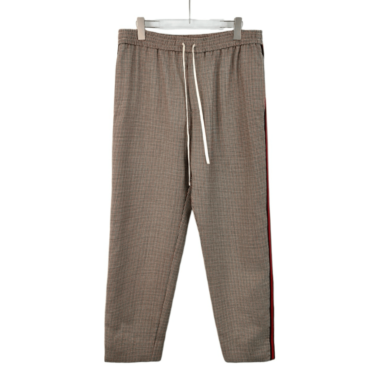 Gucci J15608 Gucci Mens Houndstooth Wool Track Pants Size US 34 / EU 50 - 1 Thumbnail