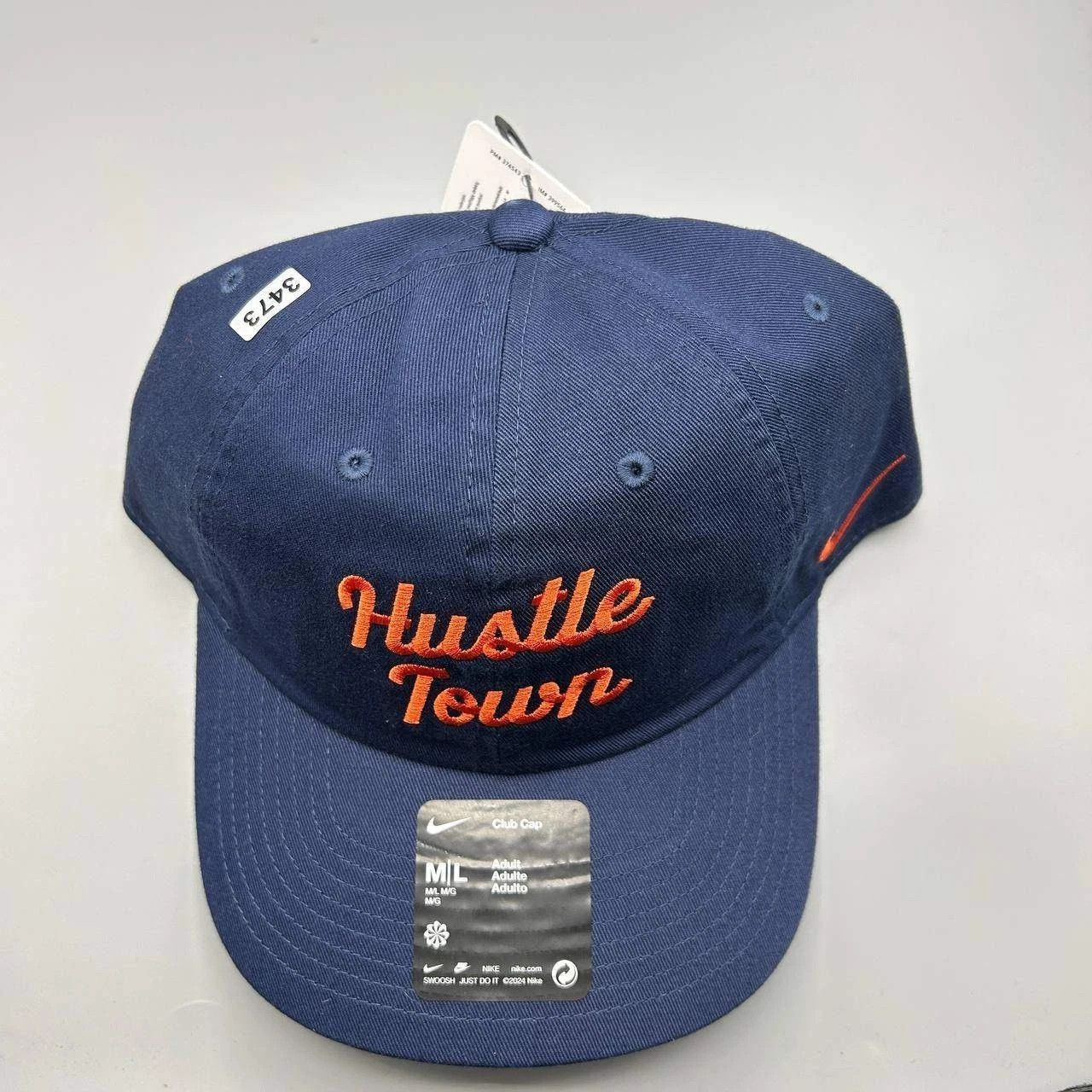 Nike Houston Astros x Nike Club Hat Men M-L Strap Back Cap Cotton Size ONE SIZE - 8 Thumbnail