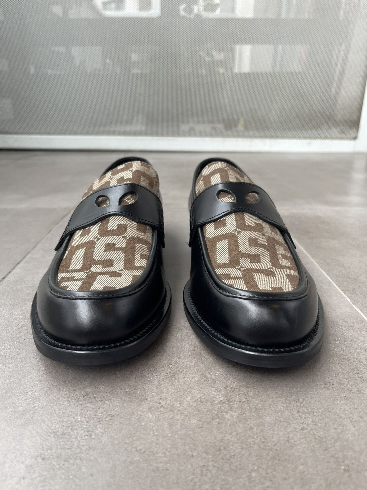GCDS !DS! SS24 GCDS Wirdo Monogram Black Brown Loafers Size US 12 / EU 45 - 6 Thumbnail