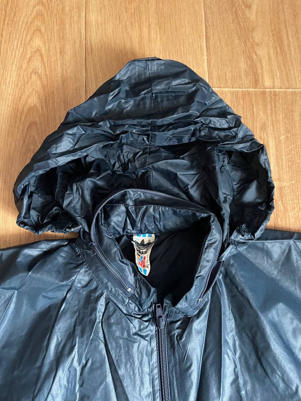 Adidas × Vintage Vintage 90s Adidas Nylon Windbreaker Track Jacket Size US XL / EU 56 / 4 - 22 Thumbnail