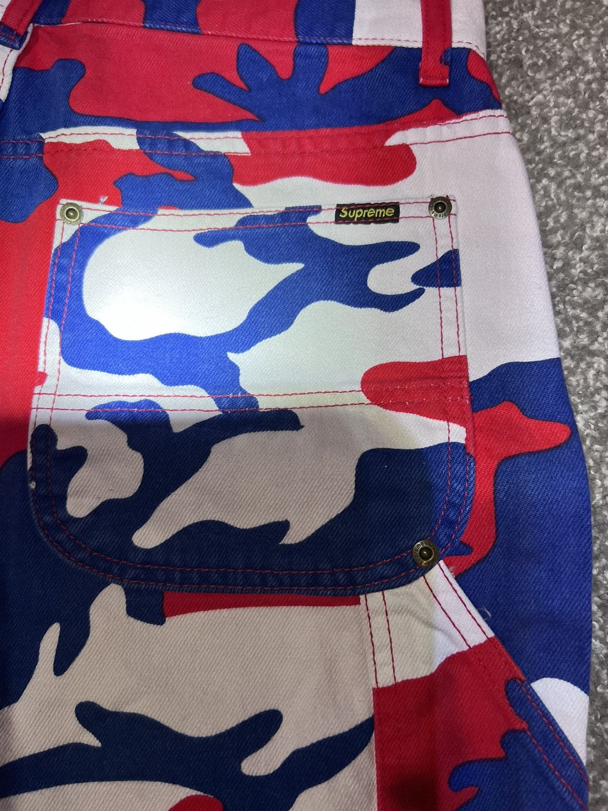 Supreme Supreme cutoff double knee denim painter short Size US 32 / EU 48 - 6 Thumbnail