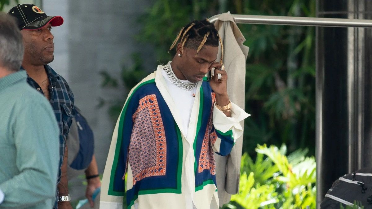 MNML MNML Kanye Coachella shirt grail white colour block pattern Size US L / EU 52-54 / 3 - 4 Thumbnail