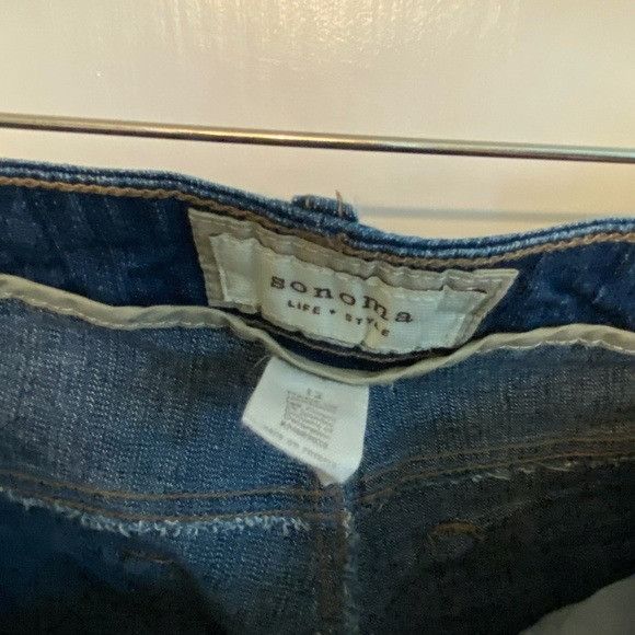 Sonoma Sonoma Life Style Jeans Original Fit Straight Leg Embroidere Size 34" / US 12 / IT 48 - 4 Thumbnail