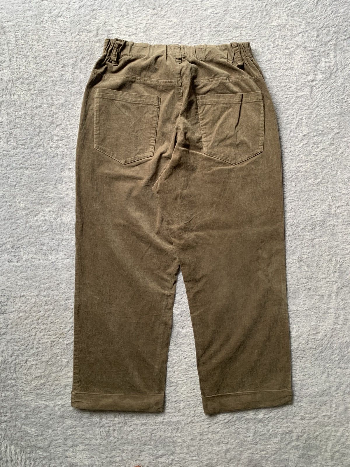 Issey Miyake Vintage plantation velvet with waistband cropped pants Size US 29 - 7 Thumbnail