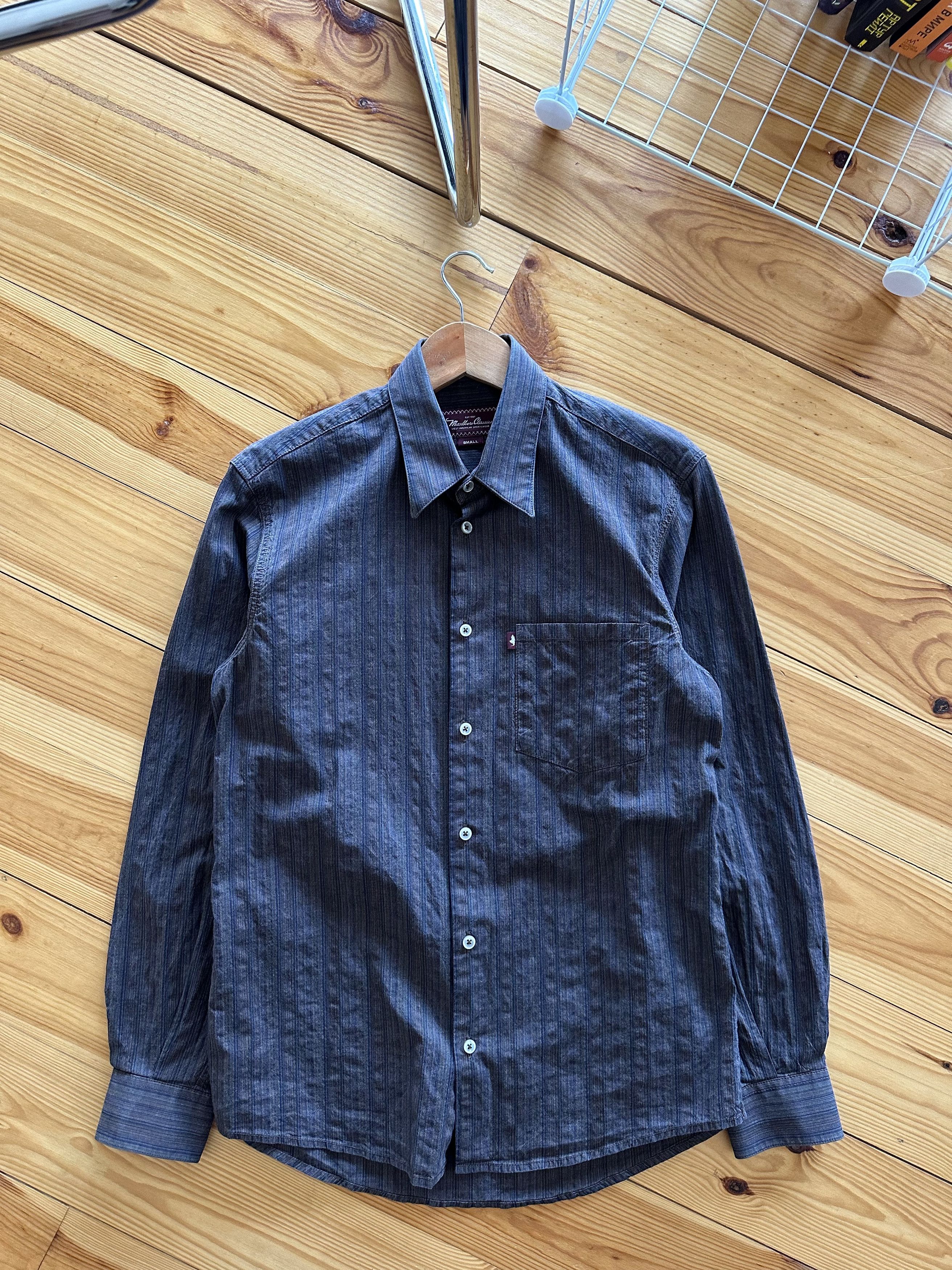 Marlboro Classics Marlboro Classics Brown Longsleeve Shirt Men's Small Size US S / EU 44-46 / 1 - 3 Thumbnail