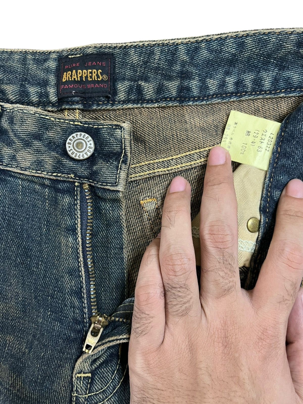 Japanese Brand Vintage Japanese Brand Rusty Mud Wash Flare Jeans Size 27" / US 4 / IT 40 - 9 Thumbnail