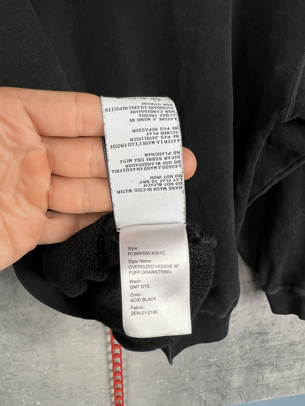 Japanese Brand R13 Japanese Fabric Medium hoodie Size US M / EU 48-50 / 2 - 10 Thumbnail