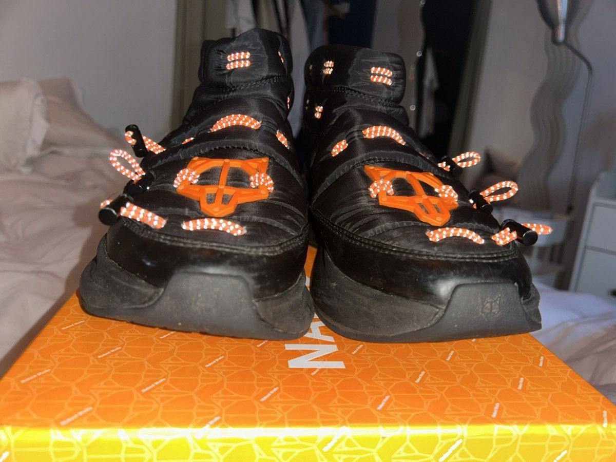 NAKED WOLFE Naked Wolfe black and orange puffer boots Size US 8 / EU 41 - 5 Thumbnail