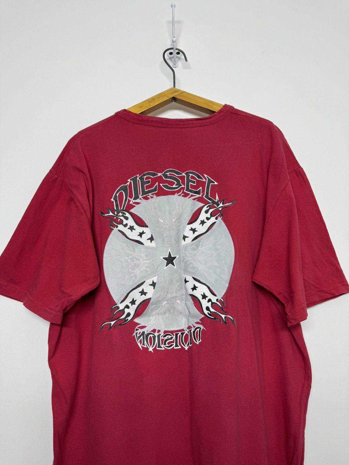 Diesel Vintage Big logo Y2K Diesel T-shirt Rare Size US L / EU 52-54 / 3 - 4 Thumbnail