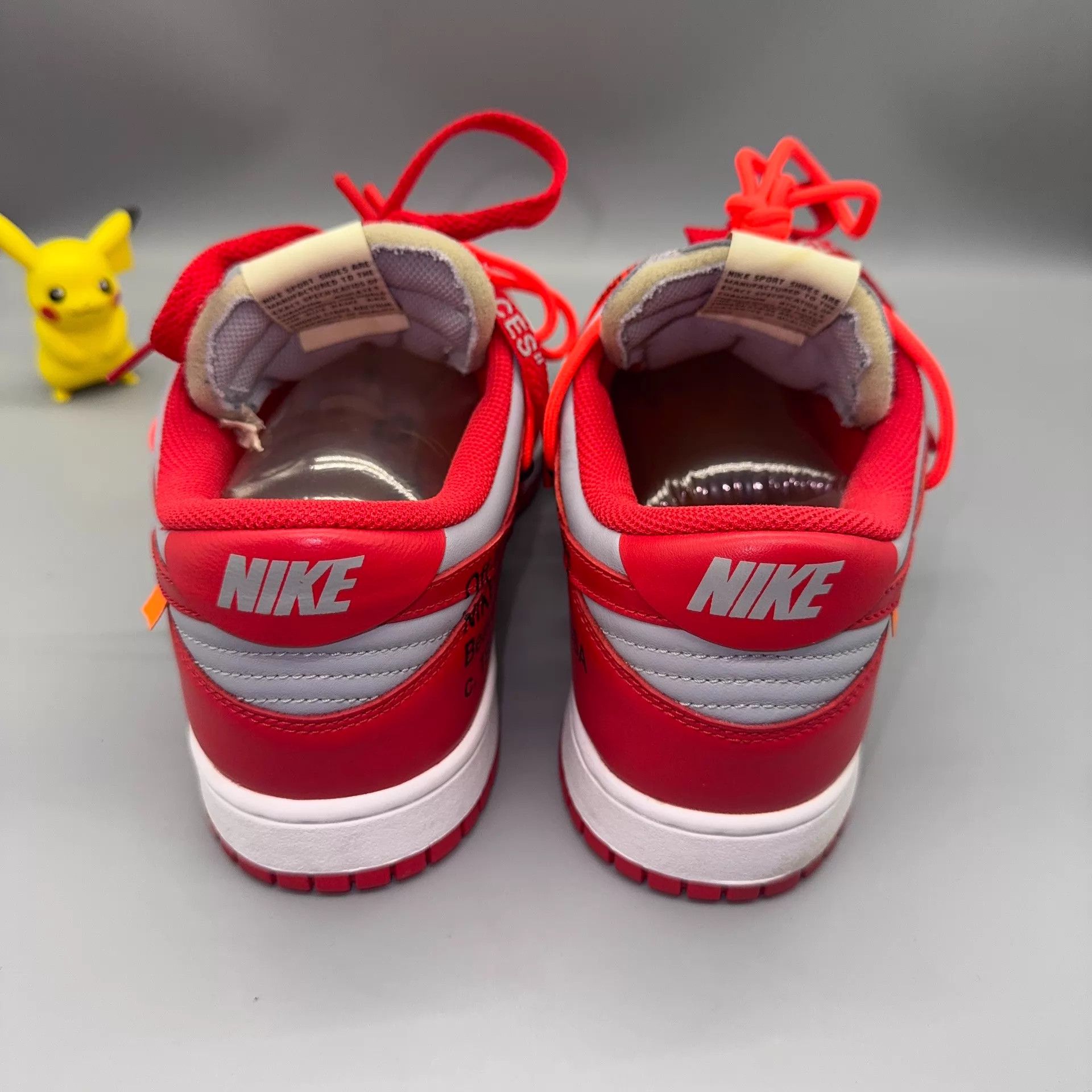 Nike Nike Dunk Off-White Red 42 Size US 9 / EU 42 - 3 Thumbnail