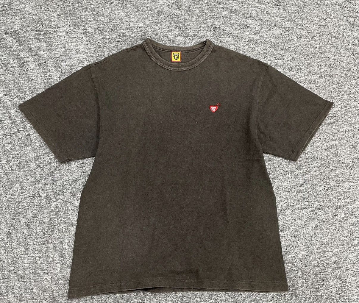 Human Made HUMAN MADE Logo Embroidered Short Sleeve T-shirt J16 Size US XL / EU 56 / 4 - 1 Thumbnail