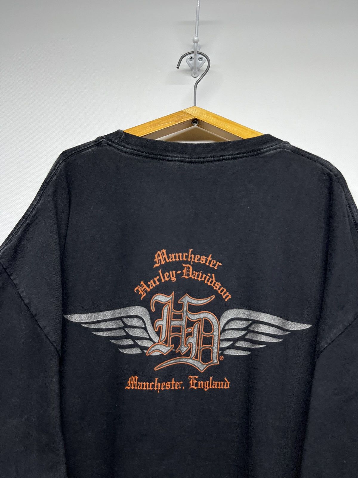Harley Davidson × Vintage Vintage Y2k Crazy Harley Davidson Motorcycle T-Shirt 00’s Size US XXL / EU 58 / 5 - 9 Thumbnail