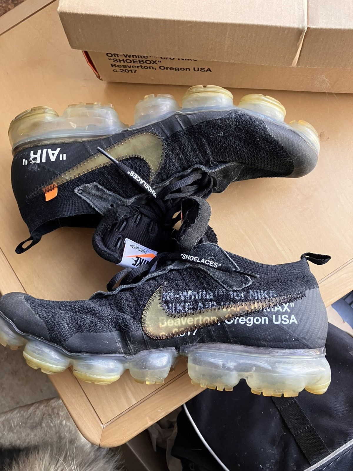 Nike × Off-White 2018 Off-White Vapormax ‘The Ten’ Size US 11 / EU 44 - 4 Thumbnail