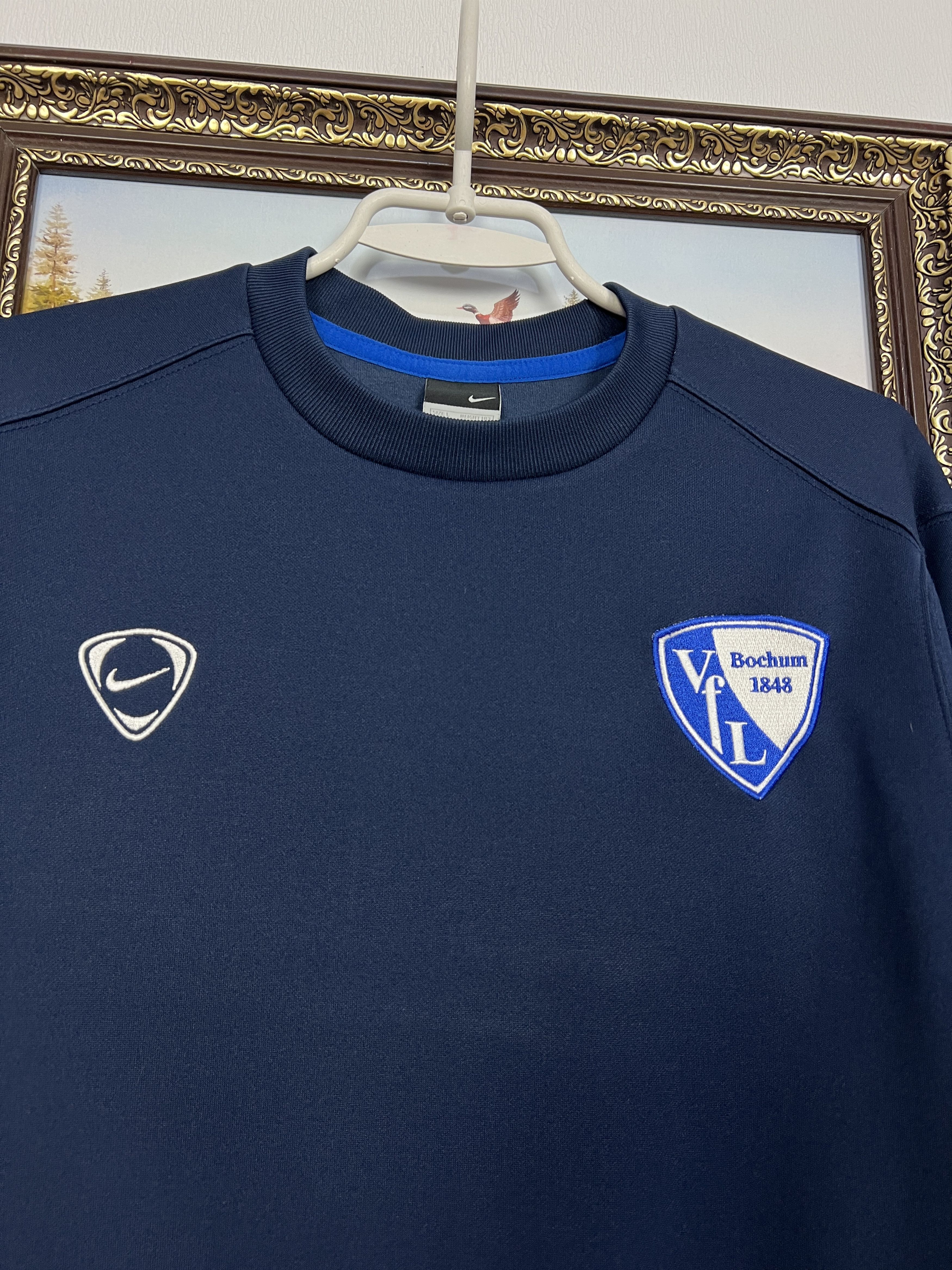 Nike VfL Bochum Football Sweatshirt Soccer Crewneck Track Top Size US L / EU 52-54 / 3 - 3 Thumbnail